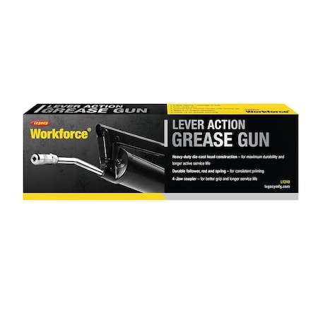 Workforce Lever Grease Gun with Angled Extension L1310